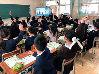 日本ハムが「プロジェクトA」のオンライン出前授業を実施